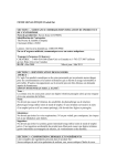 FICHE SIGNAL&Eacute;TIQUE Produit fini SECTION 1 - E