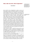 D&eacute;sir, d&eacute;sir de savoir, d&eacute;sir d`apprendre