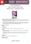 MODE D`EMPLOI GUIDES