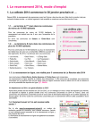 Le recensement 2014, mode d`emploi