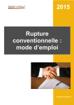 2015 Rupture conventionnelle : mode d`emploi - Assistant