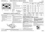 DÅTID HGA5K MODE D`EMPLOI DE LA TABLE DE CUISSON