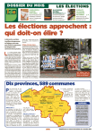 Les élections approchent : qui doit-on élire ?