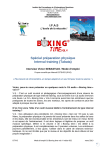 Pr&eacute;sentation et mode d`emploi du CD &laquo; BOXING Time