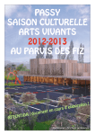 passy saison culturelle arts vivants 2012