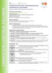 Mycologie Programme DPC n° 18441500008 (2015)