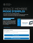 ESPACE MEMBRE