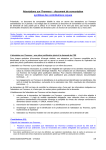 Attestations sur l`honneur – document de concertation