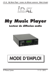 MODE D`EMPLOI My Music Player