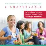 télécharger la brochure sur l`anaphylaxie