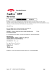 Garlon &trade; XRT Herbicide - The DOW Chemical Company