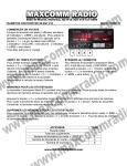 Mode d`emploi taxim&egrave;tre Centrodyne Silent 610