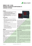 SINEAX A 230 / A 230s Analyseur de puissance multi