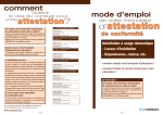 comment remplir mon attestation de mise en securite