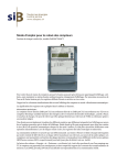 Mode d`emploi pour le relev&eacute; des compteurs