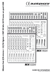 Mixers live 4/8 micros + 12/16 lignes + DSP 24 bits 10