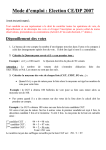 Mode d`emploi : Election CE/DP 2007