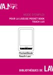Mode d`emploi PocketBook - Bibliothèques de la ville de Laval