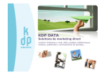 KDP DATA Solutions de marketing direct
