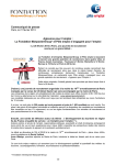 Communiqu&eacute; de presse Agissons pour l`emploi