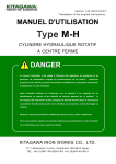 MANUEL D`UTILISATION Type MH