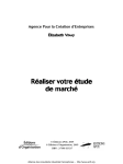 R&eacute;aliser votre &eacute;tude de march&eacute;