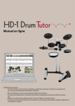 HD-1 Drum Tutor Manual F