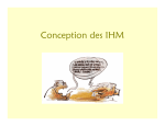 Conception des IHM