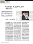 Hommage à Georges-Yves Kervern