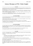 Mode d`emploi