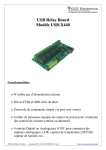 Carte USB-X440 Mode d`emploi et protocole