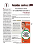 Code Médicament - Le Médecin du Québec