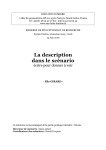 MEMOIRE_la description dans le sc&eacute;nario