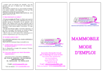 MAMMOBILE MODE D`EMPLOI