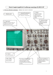 Mode d`emploi simplifié de l`oscilloscope numérique HAMEG 507