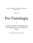 Colloque - Psi-Tintinlogie