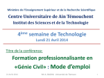 Génie Civil - Centre Universitaire de Ain