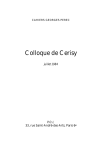 Colloque de Cerisy