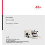 Leica RM2235 Mode d`emploi, Version 2.0, RevE