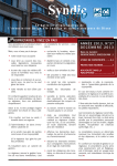 Syndic info N&deg;37 DECEMBRE 2013