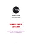 MARQ Saison culturelle 2014 - 2015 ( PDF