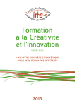 Formation à la Créativité et l`Innovation