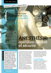 anesthésie: - Cliniques universitaires Saint-Luc