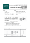 Construction d`un Bac à partir de Matériel de Récupération