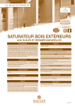 SATURATEUR BOIS EXTÉRIEURS