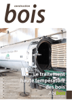 Etude Abibois: Le traitement haute température des bois.