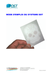MODE D`EMPLOI DU SYSTEME DST