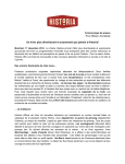 Communiqu&eacute; de presse