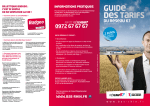 Guide des tarifs du Réseau 67 (Edition Juillet 2015)