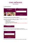 mode d`emploi carte de fid&eacute;lit&eacute; unique